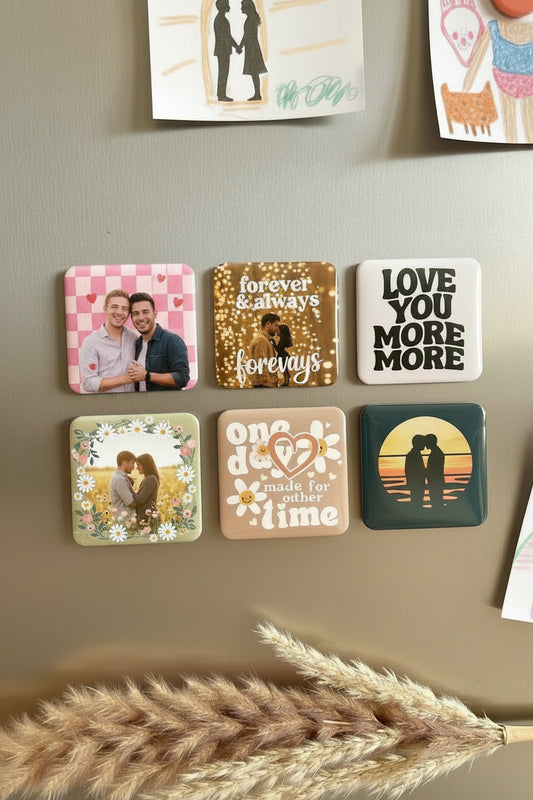 Custom Fridge Magnets | 2x2 Square Photo Magnets | Baggbay Gifts