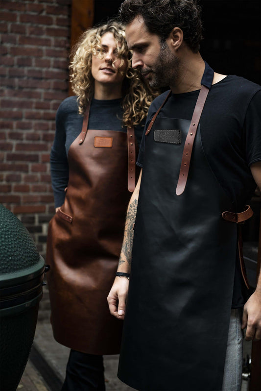 Leather Apron for Men Black Colour
