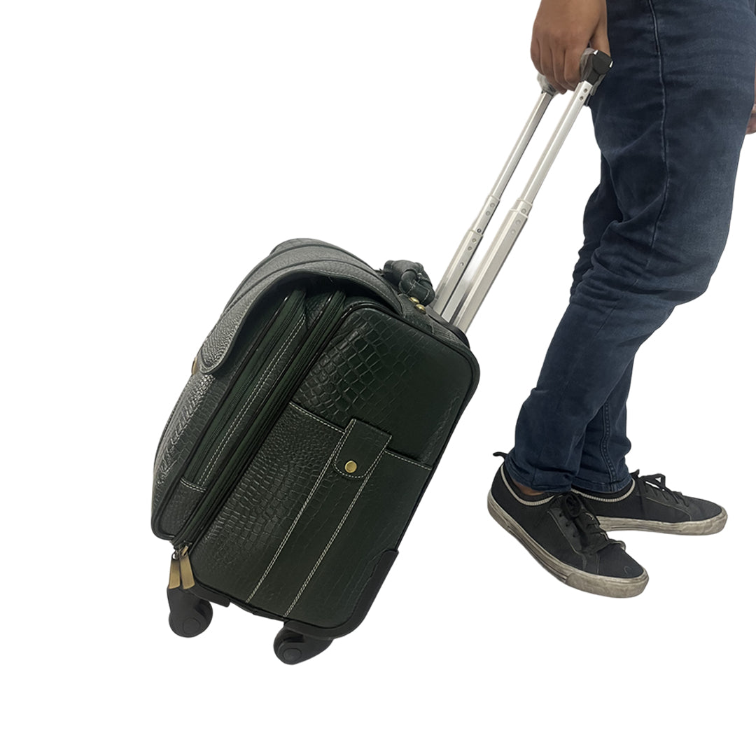 Trolley Bags Luggage for Travel (Green)