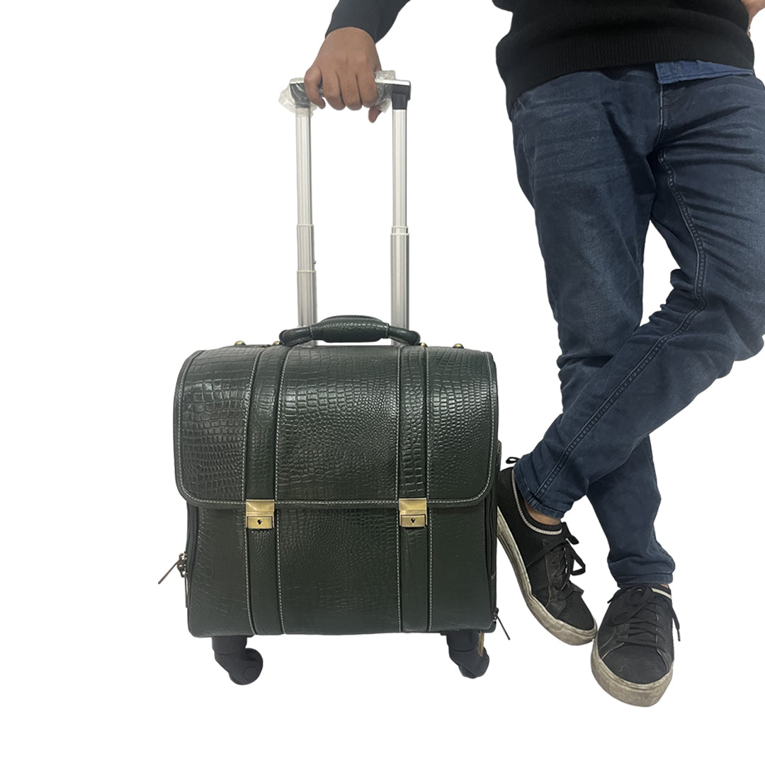 Trolley Bags Luggage for Travel (Green)