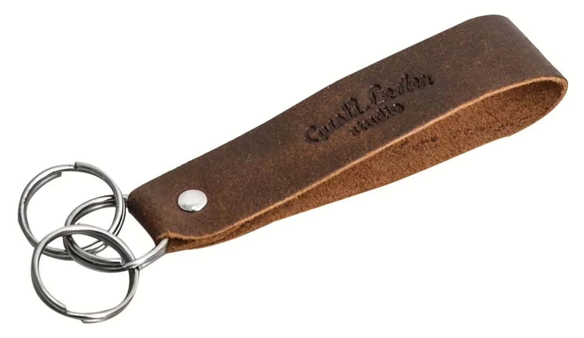 Key chain Brown Leather