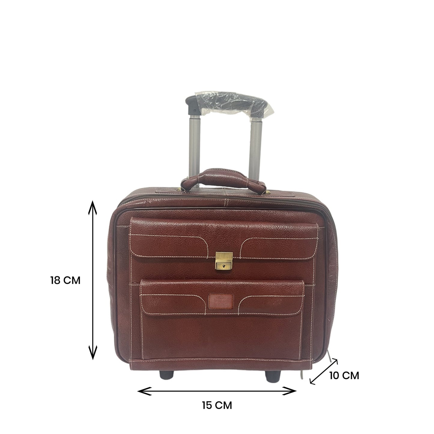 Trolley Laptop Strolley Bag (Brown)