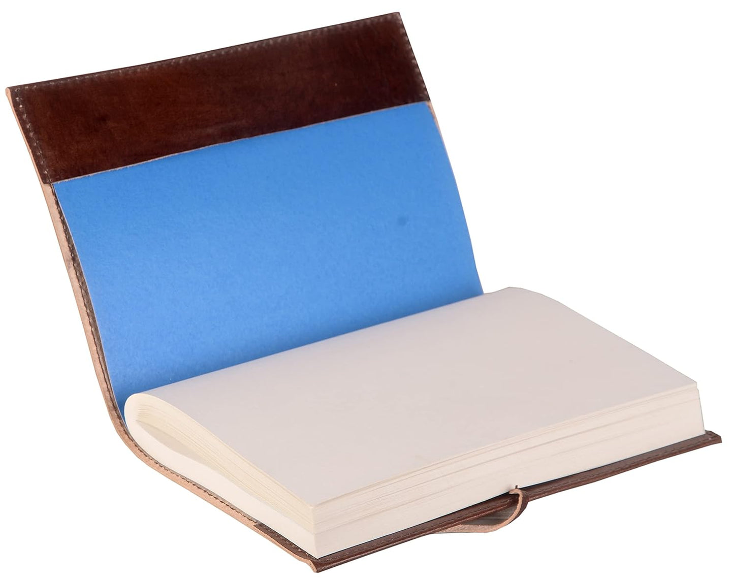 CraftShades – Refillable Leather Diary – Feather with Birds, Leaf of Tree Embossed