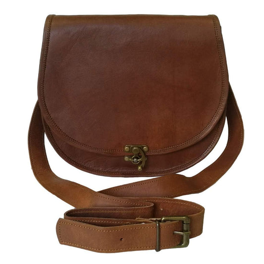 Unique C-Lock Handcrafted Leather Bag | 100% Genuine Leather