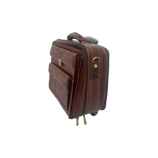 Trolley Laptop Strolley Bag (Brown)