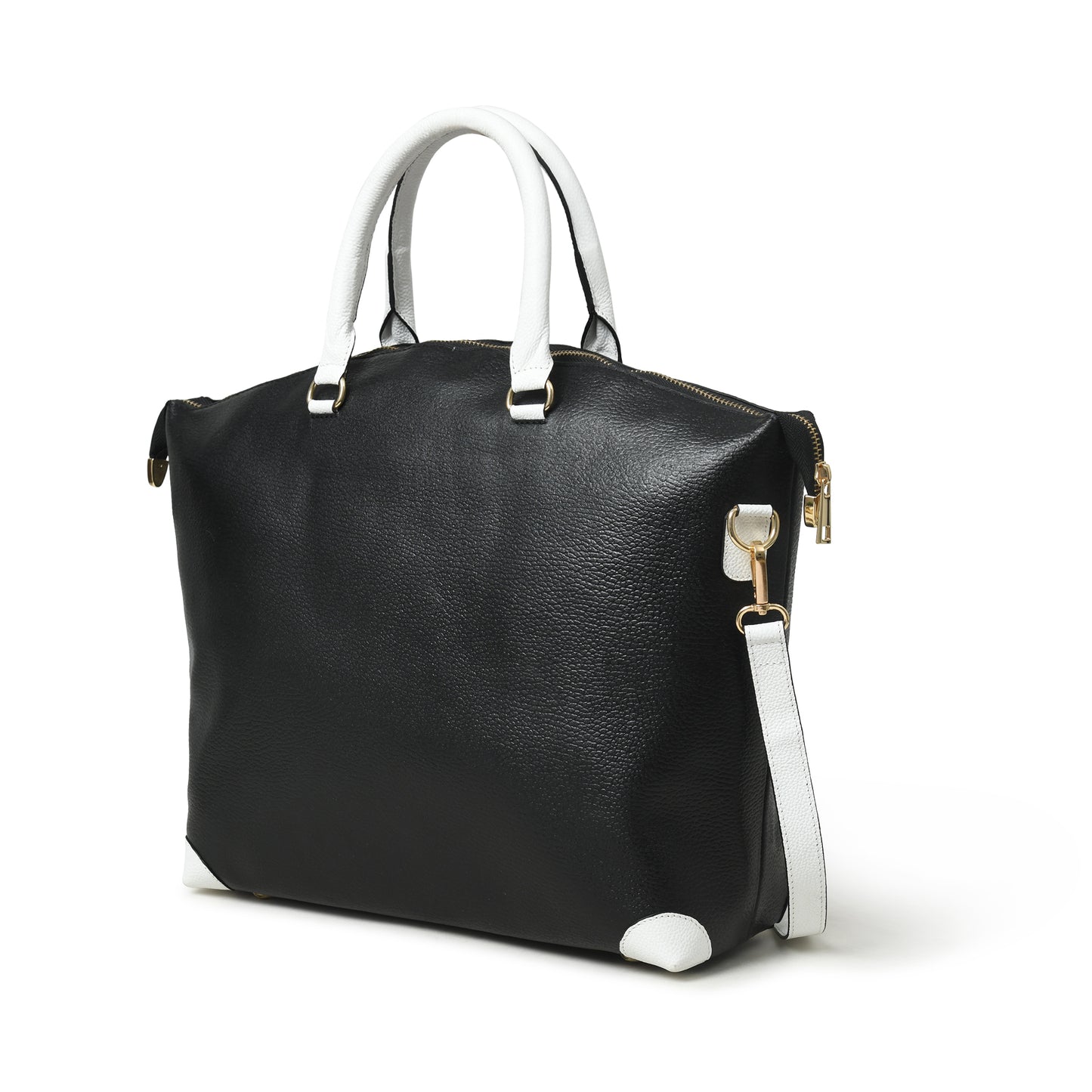 Buffalo black leather for women