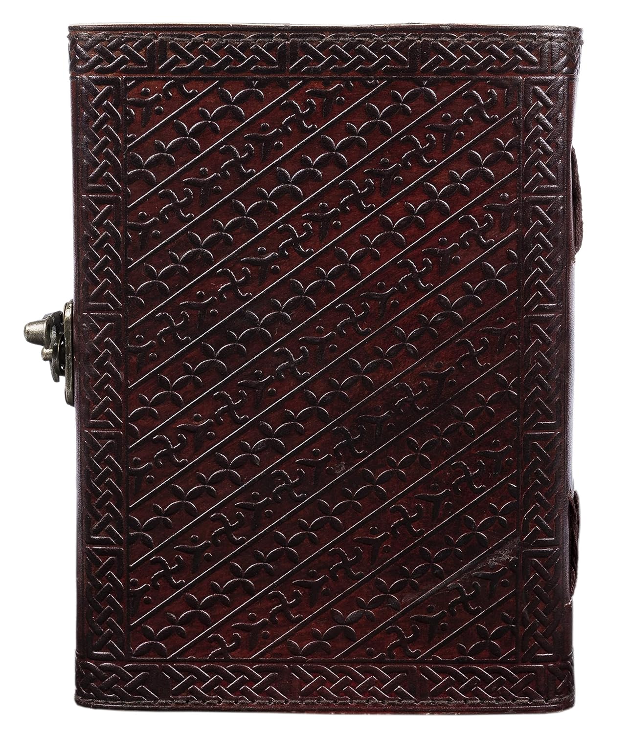 Handmade Leather Diary Embossed with star