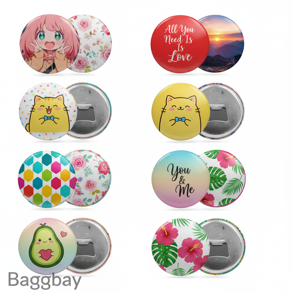 Customise Round Bottle Opener and Fridge Magnet | Personalized Photo & Logo | Unique Party Gift | 58mm (Copy)