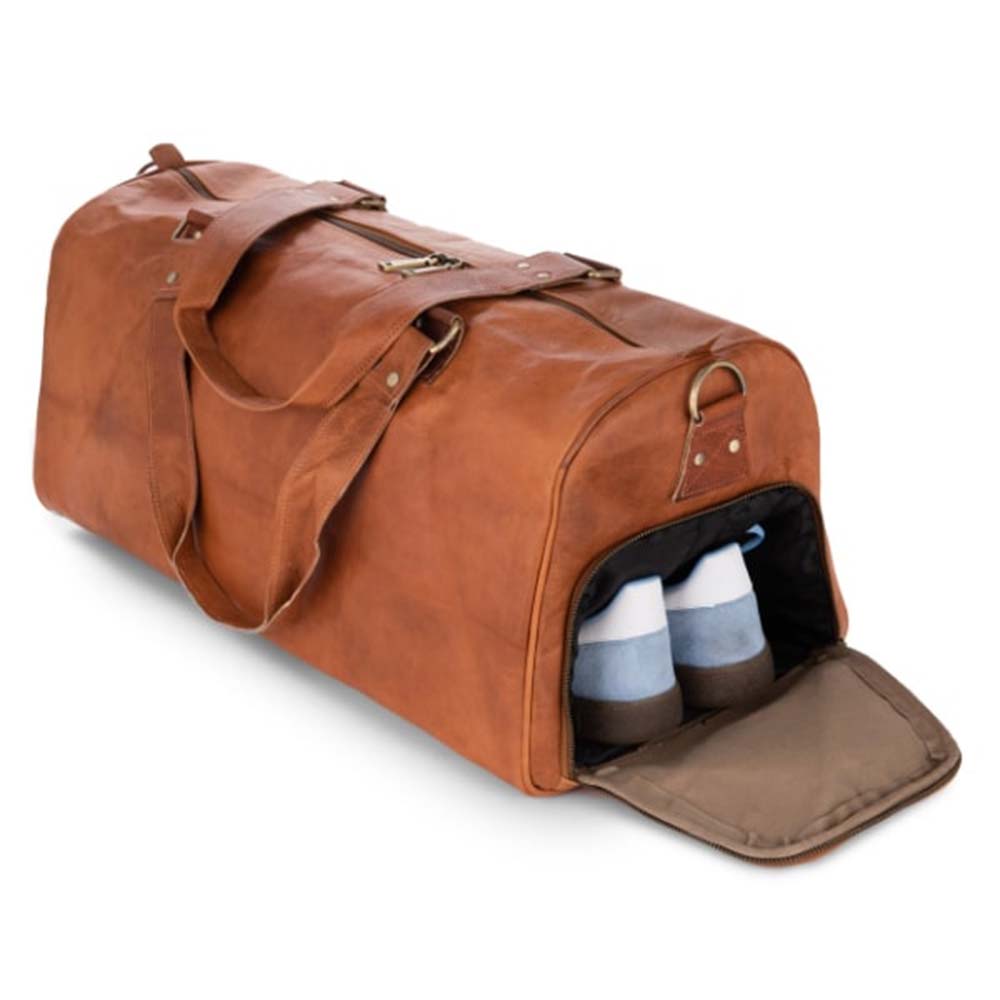 Baggbay leather duffle bag