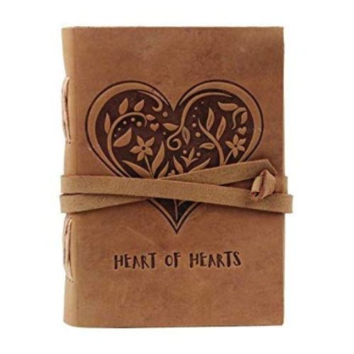 Baggbay Heart Leather Journal