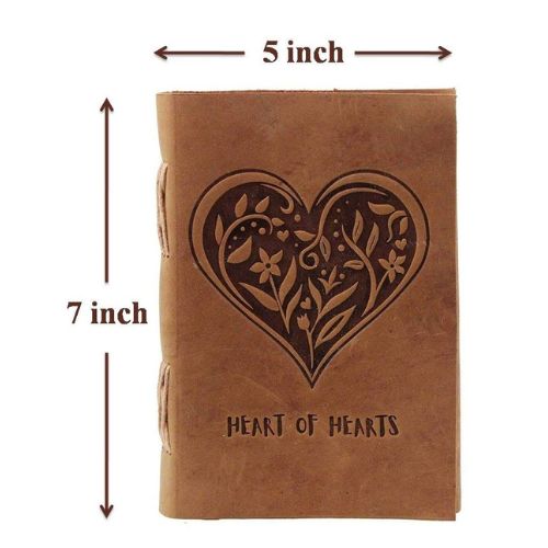 Baggbay Heart Leather Journal