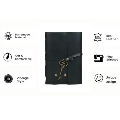 Leather Diary – Antique Handmade Leather Bound Notepad