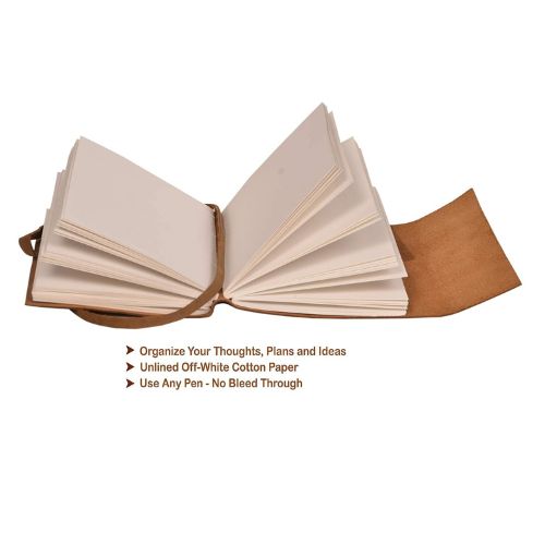 Leather Diary Heart with Quote Antique Handmade Leather Bound Notepad