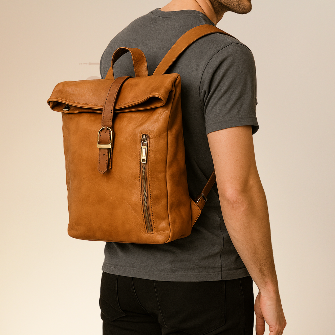 Baggbay Leather 12*16 inch Pen Bag | 100% Genuine Leather