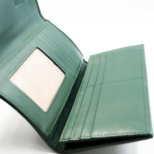 Green Leather Clutch