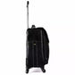 Leather Laguage Trolly Bag (Black)