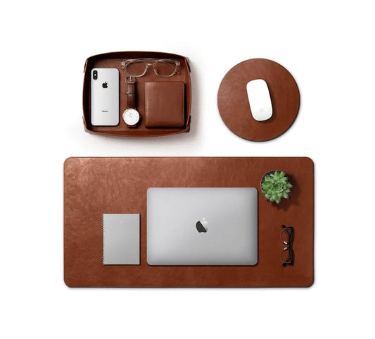 Desk Mat for Premium Goat Leather Large Laptop mat