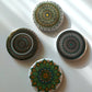 Rangoli Mandla Art Pin Badges 58 mm | BAGGBAY