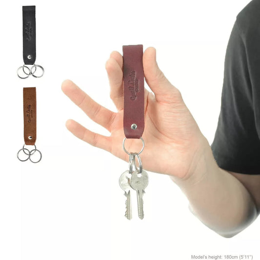 Key chain Brown Leather