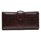 Women brown Leather Clutch