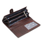 Women brown Leather Clutch