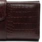 Women brown Leather Clutch