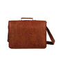 Baggbay– 10*13″ Expandable Handcrafted Vintage Goat Leather Bag | 100% Genuine Leather