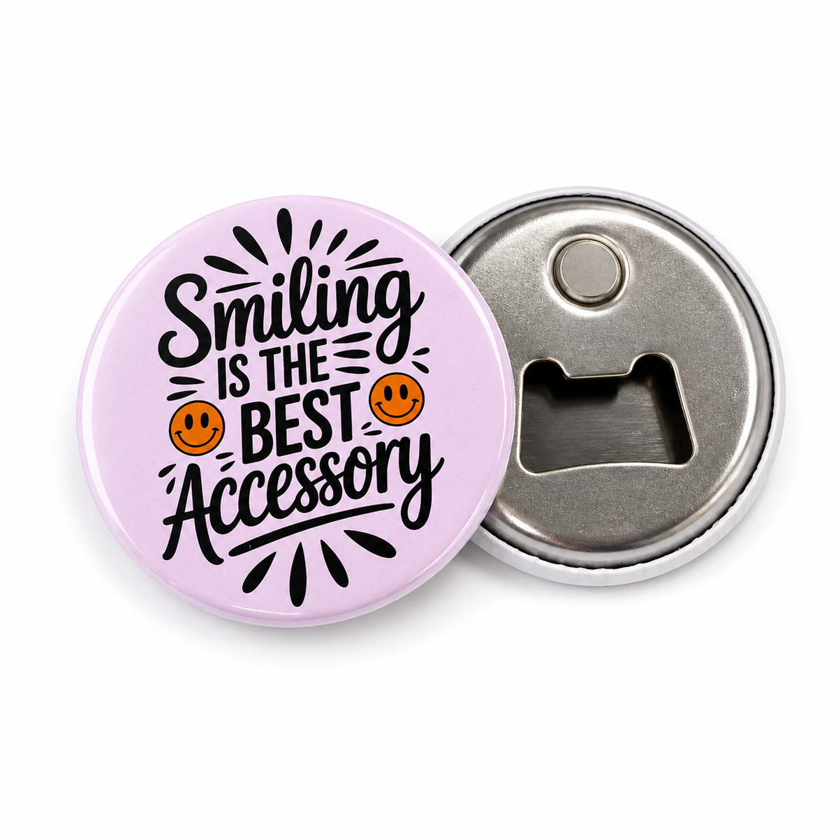 Bottle Opener and Fridge Magnet Customize Round  | Personalized Photo & Logo | Unique Party Gift | 58mm