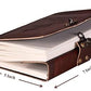 Handmade Leather Diary Embossed with star