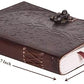 Handmade Leather Diary Embossed with star