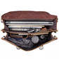 Expandable Handcrafted Vintage Goat Leather Bag 10*13″ | 100% Genuine Leather