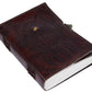 Handmade Leather Diary Embossed with star
