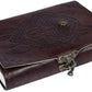 Handmade Leather Diary Embossed with star