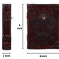 Handmade Leather Diary Embossed with star