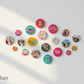 Pin Badges 75 mm Customise  | Personalized Photo Badges | BAGGBAY