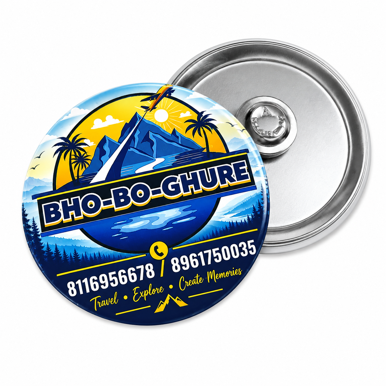 Magnet Badge Round 58 mm Round Magnet