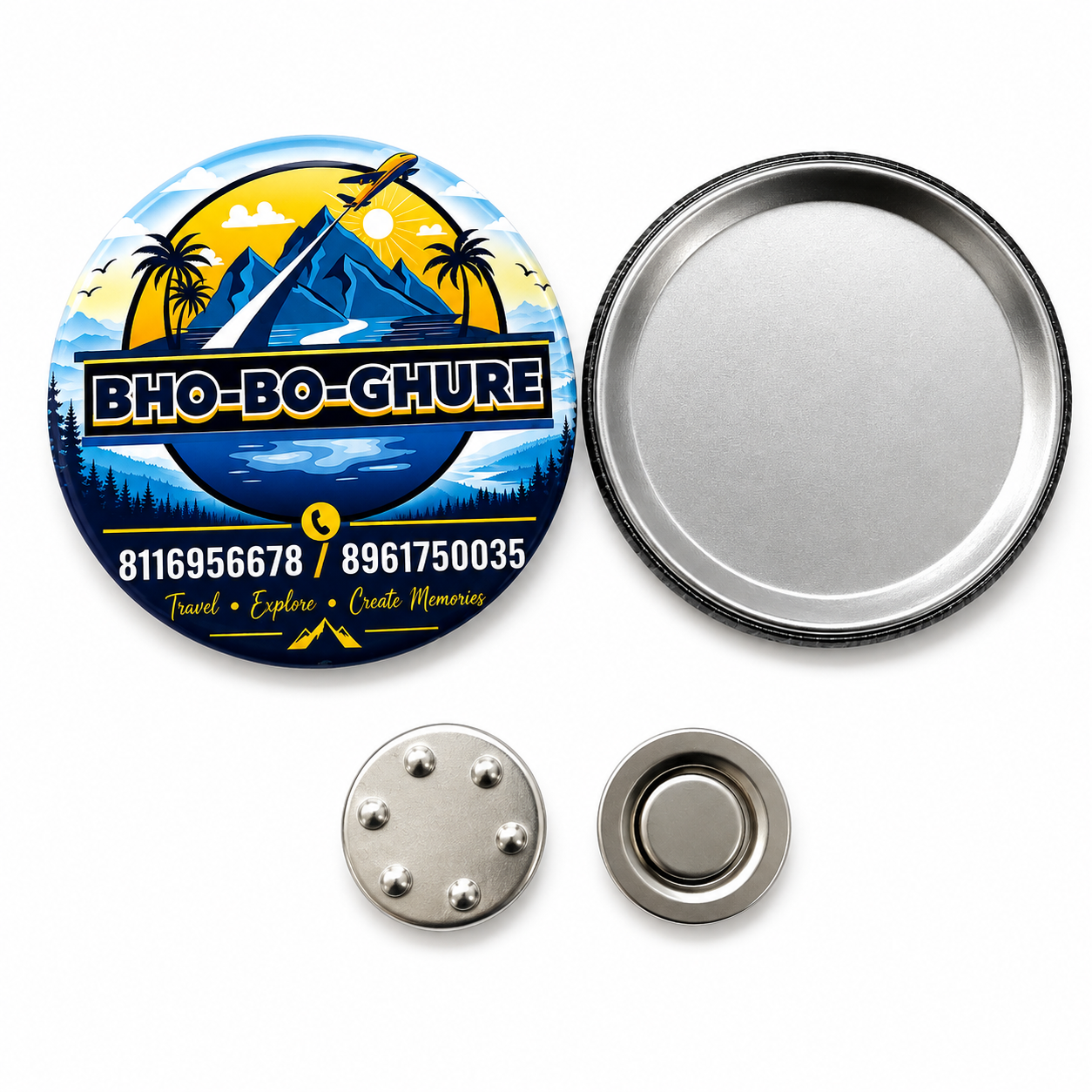 Magnet Badge Round 58 mm Round Magnet