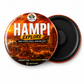 Fridge Magnet Round 58 mm Black
