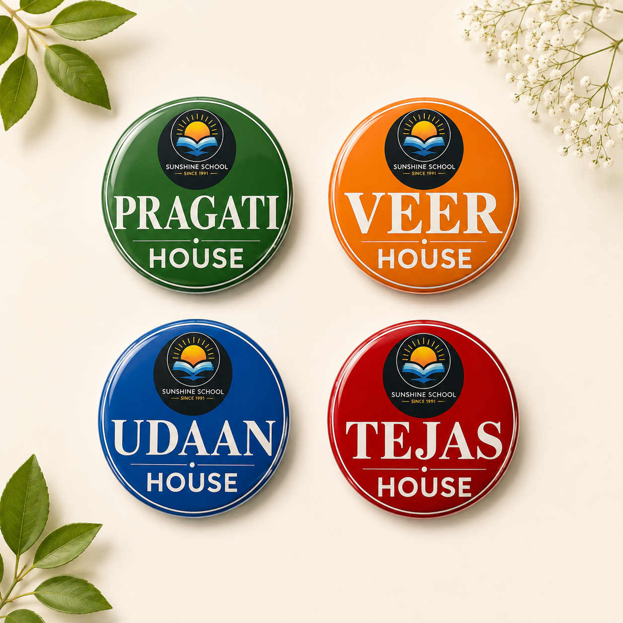 Pin Badges 44 mm Customise  | Personalized Photo Badges | BAGGBAY