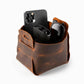 Distressed Leather Mini Storage Basket