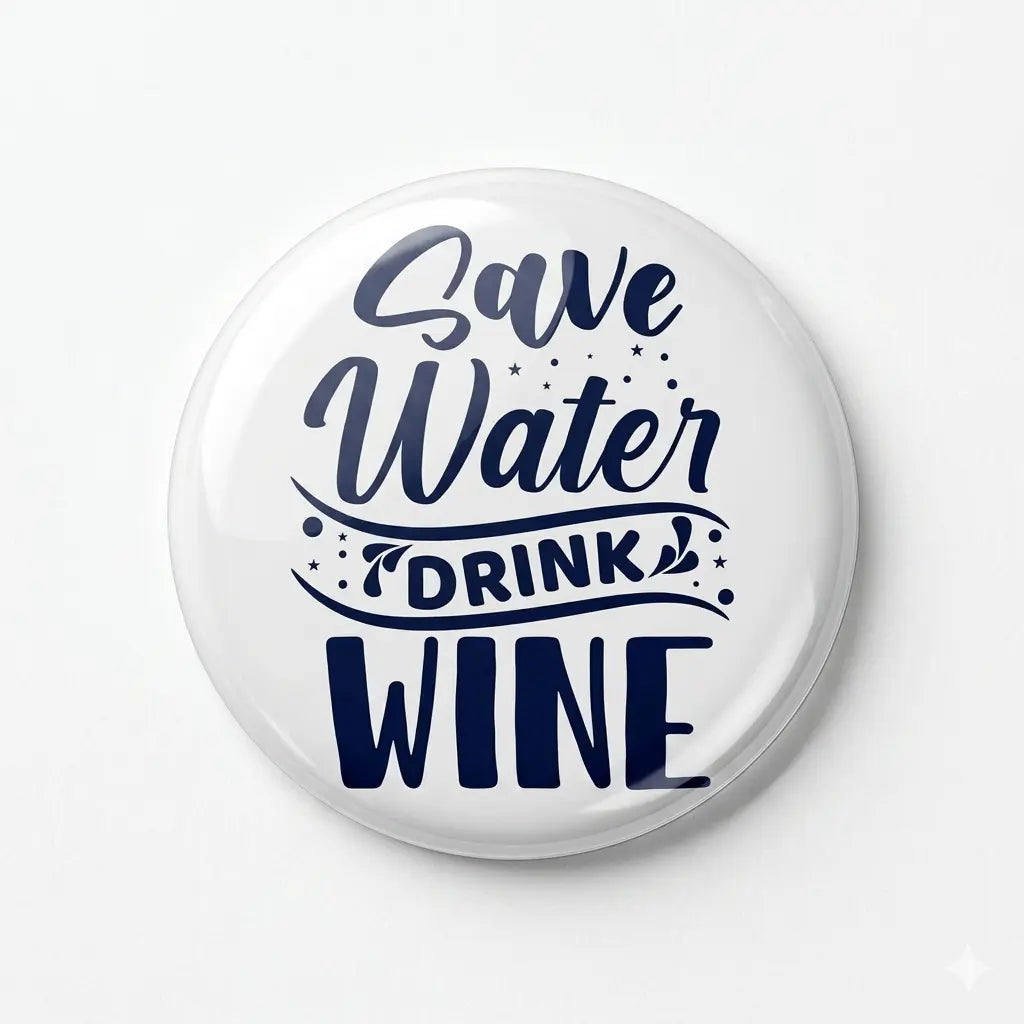 Bottle Opener Wine and Fridge Magnet | Personalized Photo & Logo | Unique Party Gift | 58mm