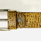 Buffalo Leather Belts for Men with Real Solid Leather and Buckle