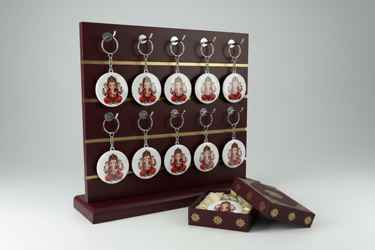Ganesha Keychains Customize 58mm | Large Personalized Keychains | BAGGBAY