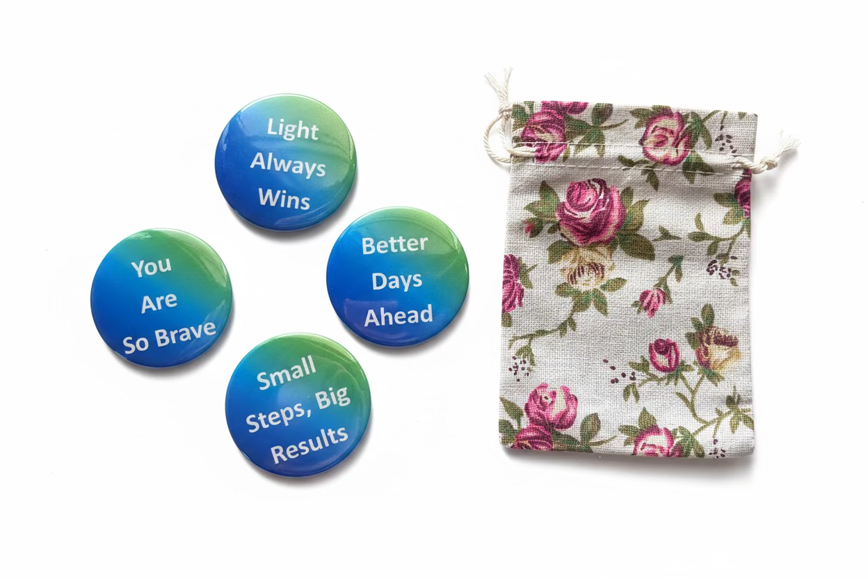 The Healing Touch | Motivational Quote Magnets
