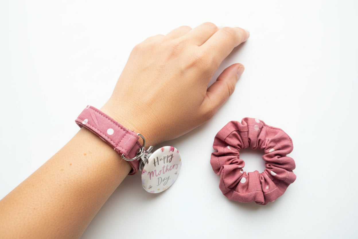 🌸 Handmade Premium Fabric Wristlet – Style Meets Convenience 44mm