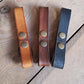 Leather clasp for belt and armor