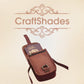 5*7 Inch Handcrafted Mobile Sling Bag | 100% Genuine Goat Leather