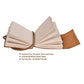Leather Diary Heart with Quote Antique Handmade Leather Bound Notepad