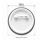 Pin Badges 58 mm Customize | Personalized Photo Badges | BAGGBAY