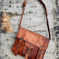 Expandable Handcrafted Vintage Goat Leather Bag 10*13″ | 100% Genuine Leather